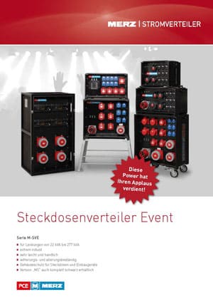 PDF Download: MERZ Steckdosenverteiler Event SVE