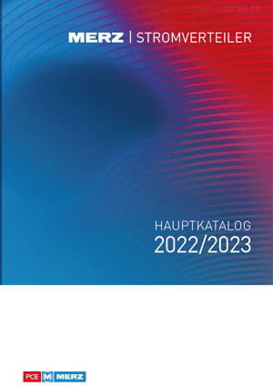PDF Download: MERZ Stromverteiler Hauptkatalog 2022/2023