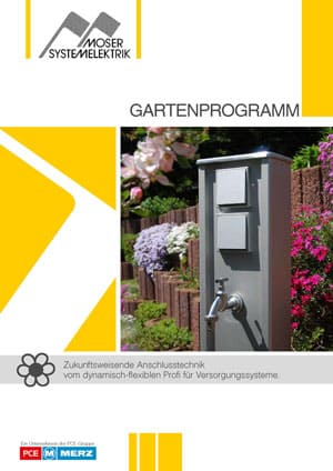 PDF Download: MOSER Gartenprogramm