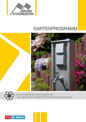 PDF Download: MOSER Gartenprogramm