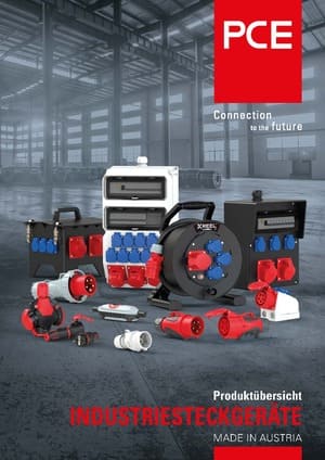 PDF Download: PCE Produktübersicht Industriesteckgeräte